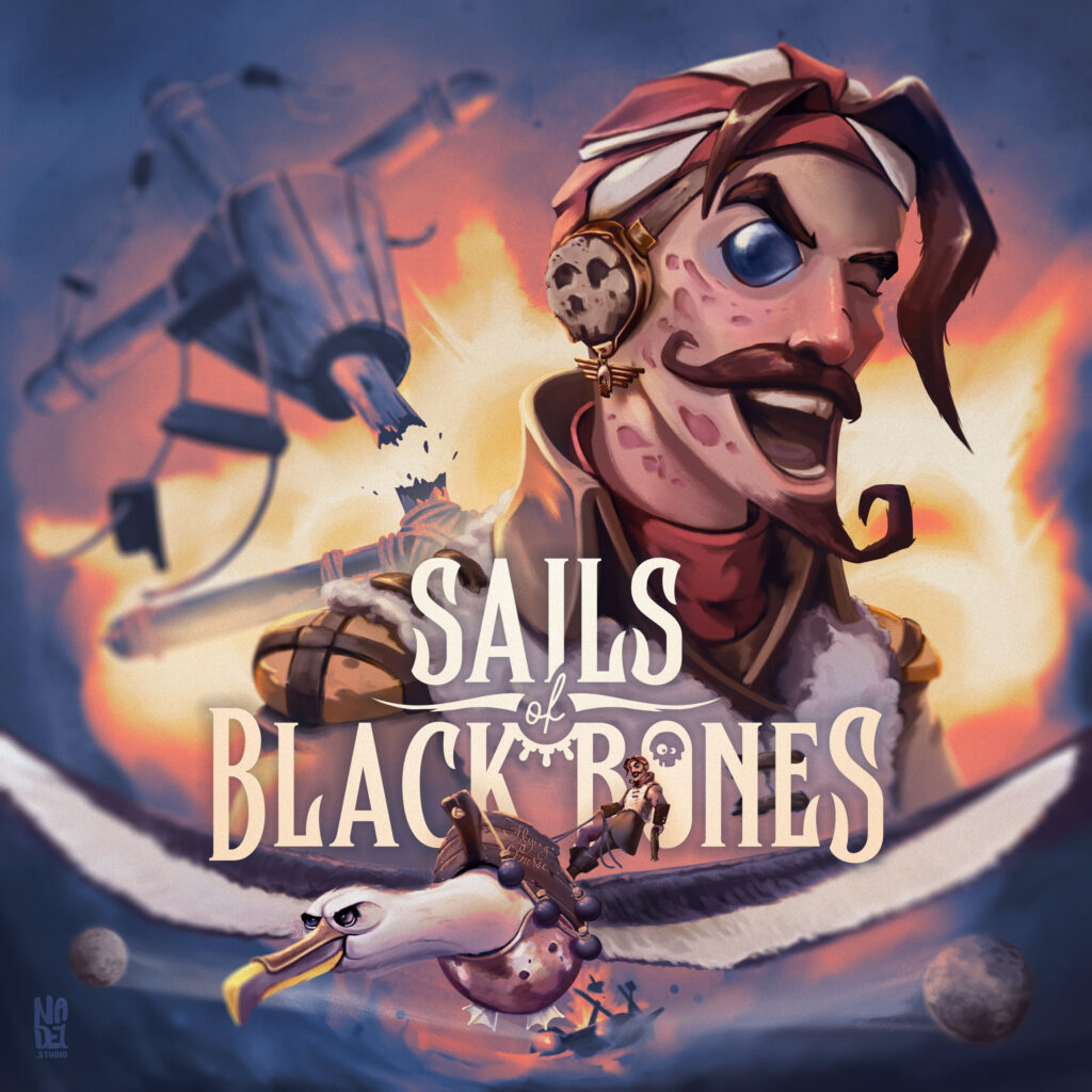 Représentation d'un pirate et de sa monture.